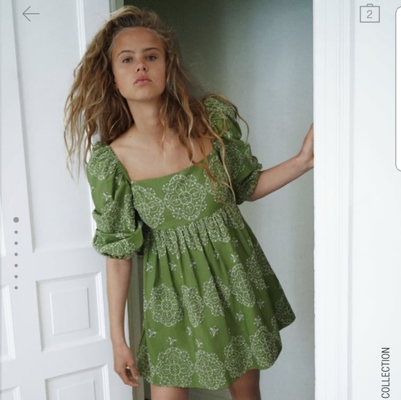 ZARA openwork embroidered dress - Picture 5 of 6